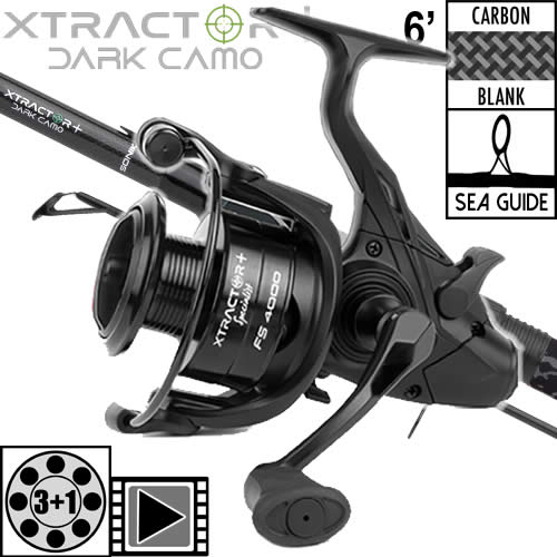 Ensemble Sonik Xtractor+ Dark Camo 6' 3lbs Specialist FS 4000
