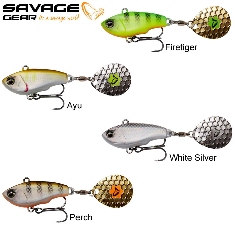Leurre Fat Tail Spin Savage Gear 5.5CM 9G Sinking 