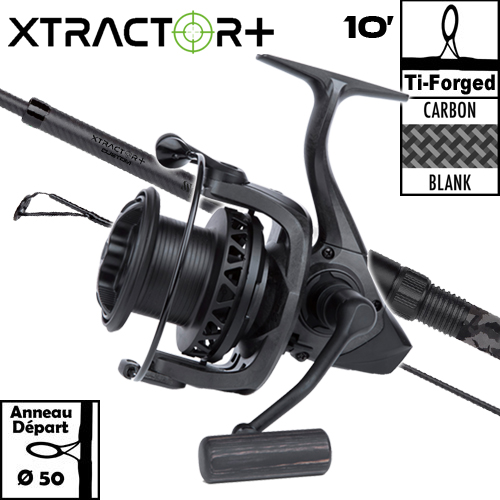 Ensemble Sonik Xtractor+ Custom 50mm 10' 4lbs Full Camo Duplon 5000 Carbon