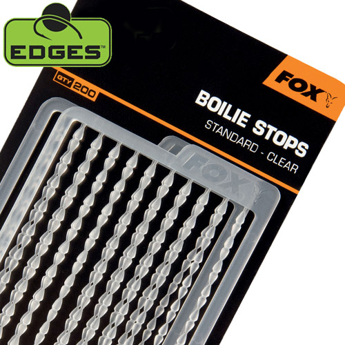 Stops Appâts Fox Edges Boilie Stops Clear Standard (par 200)