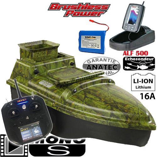 Barco Cebador Anatec Monocoque S Oak Lithium 16A Brushless ALF500 B