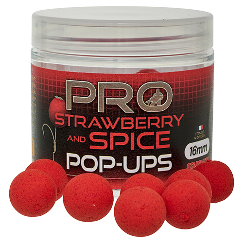 Pop Ups Starbaits Probiotic Strawberry & Spice 16mm 50g