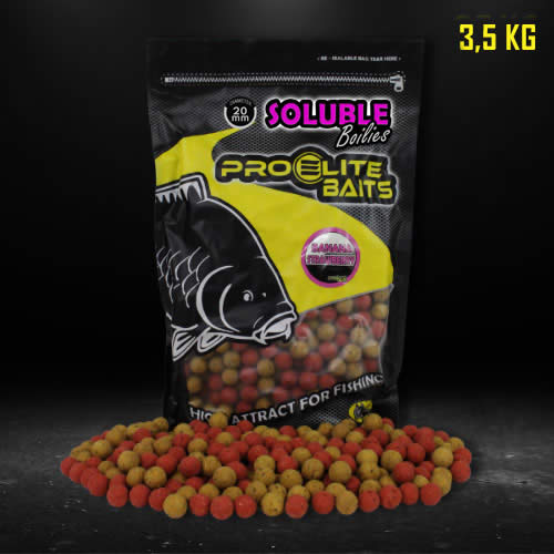 Bouillettes Soluble Pro Elite Baits Banana & Strawberry 20mm 3.5Kg
