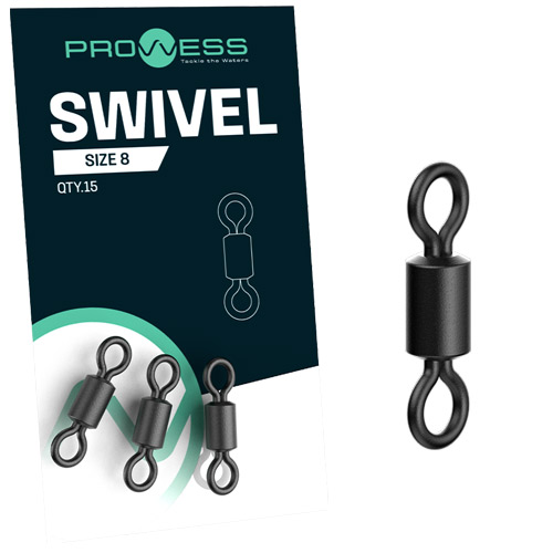 Emerillon Prowess Swivel Taille 8 (par 15)