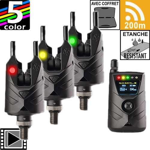 Coffret BeeTackle Centrale NS9R 3 Détecteurs NS9pro