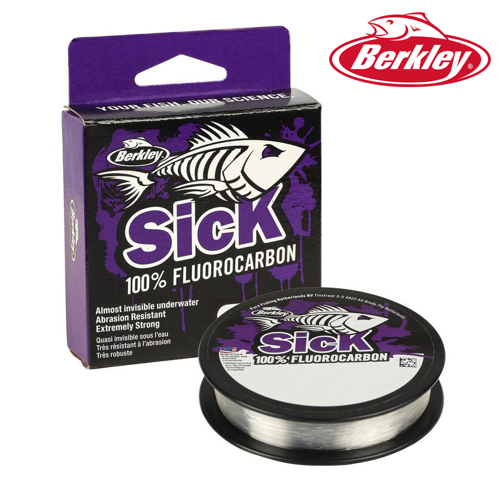 Bas de Ligne Fluorocarbone Berkley Sick Fc Leader Clear 50m