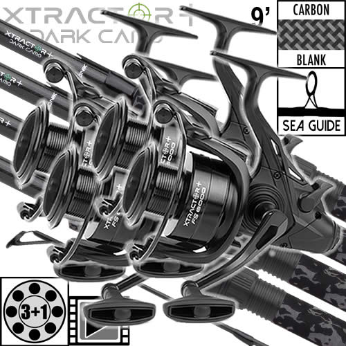 Ensemble Sonik Xtractor+ Dark Camo 9' 3lbs FS 6000 (les 4)