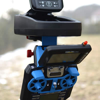 Support Ecran X-Pilot Bait Boat Pod pour télécommande Jamara/Flysky T6K Black - description 02