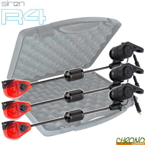 Nash 3 swingers siren night glo swing arm set red – Chrono Carp