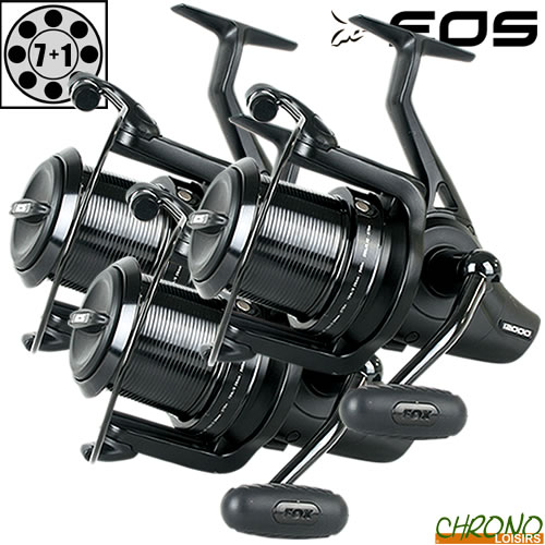 Lot 3 Moulinets Carpe 3BB Lineaeffe – Pré-enroulés 15lb – Rapport 5.2:1 – Pêche Gros Poissons