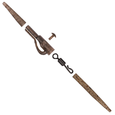 Clip Plomb Avid Carp Outline Flecktone Pinned QC Kit (par 5) - description 01