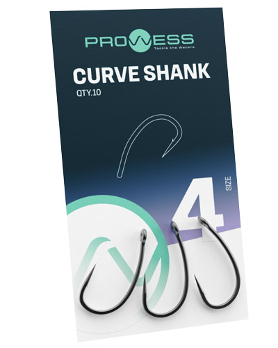 Hameçon Prowess Curve Shank (par 10) - description 01