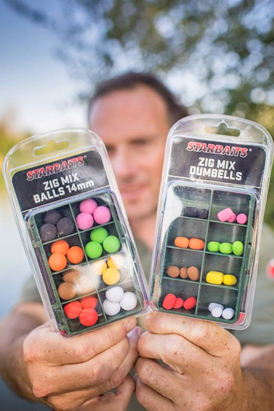 STARBAITS Zig Mix Balls 14 mm Dumbells Carpe Appât Pêche