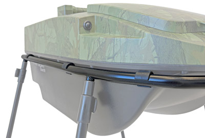 Support Bateau Bait Boat Pod Basic Inox Noir pour Anatec Pac Boat - description 05
