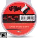 tete-de-ligne-spomb-tapered-braided-leaders-red-50-20lbs-3x10m