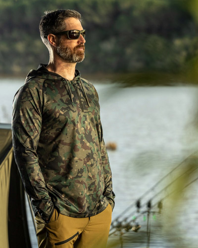 T-Shirt à Manche Longues Trakker Camo UV Hooded - description 01