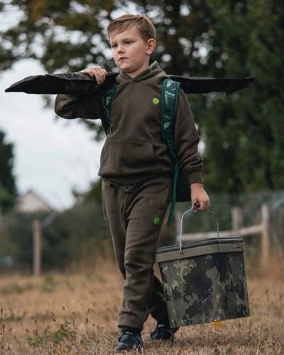 Sweat Korda Kids Kore Hoodie Dark Olive - description 03