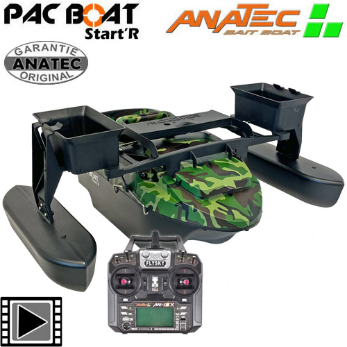 Bateau Amorceur Anatec Pac Boat Start'R Forest AN-i6X + Amorce Plus