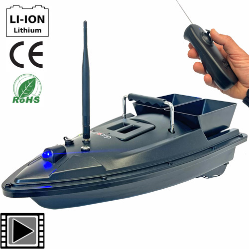 Ccarp Black Ghost 2 Trays Bait Boat