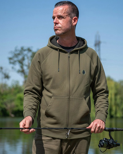Sweat Zippé Fox Collection Zipped Hoody Green - description 06