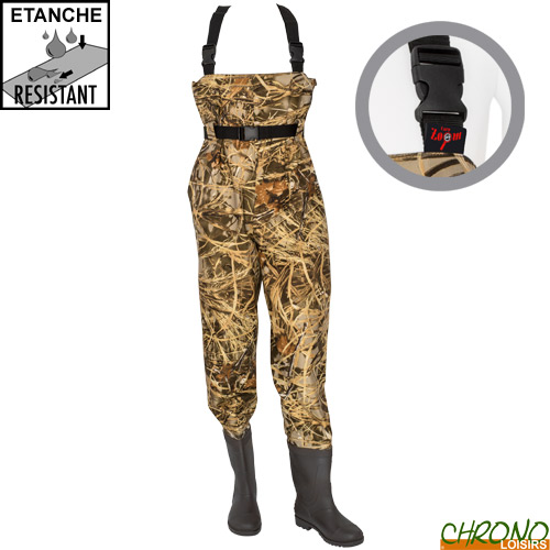 Cuissardes De Pêche Imperméables Naturepanda – Waders Poitrine Avec Bottes Antidérapantes – Taille 36-40