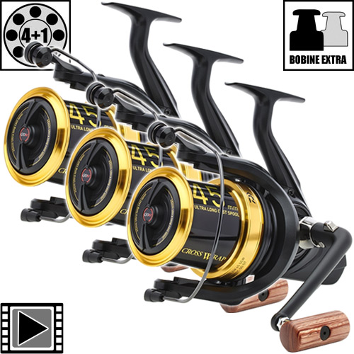 Moulinet Daiwa Emblem Carp 45 SCW QD OT Gold 2025 (les 3)
