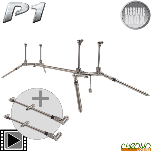 Rod Pod Solar P1 Worldwide Pod 3 cannes (Buzz Bar Réglable)