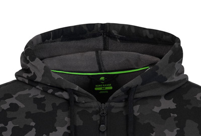 Sweat Zippé Korda Hoodie Black Kamo - description 01