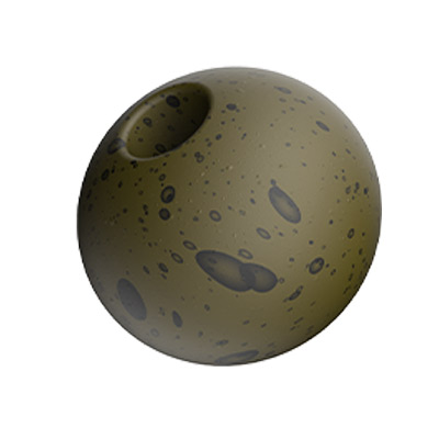 Perle Prowess Rubber Bead Camo 4mm (par 10) - description 01