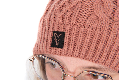 Bonnet Fox Ladies Knitted Bobble - description 02