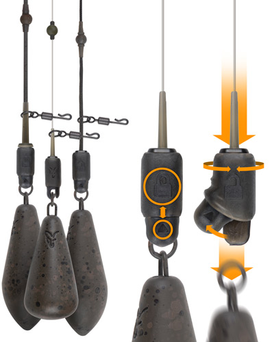 Kit de Montage Fox Edges Naturals Heli-Clip (par 3) - description 04