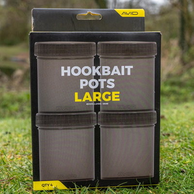 Pot de Trempage Avid Carp Hookbait Pots Large (les 4) - description 08