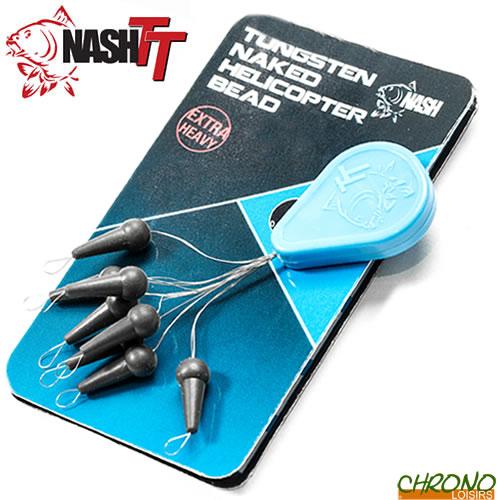 Perle Nash Tungsten Naked Helicopter Bead Par Chrono Carpe