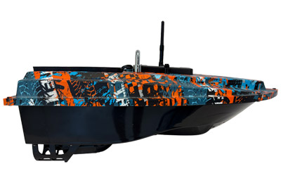 Bateau Amorceur CCarp Flash Boat Blue & Orange - description 02