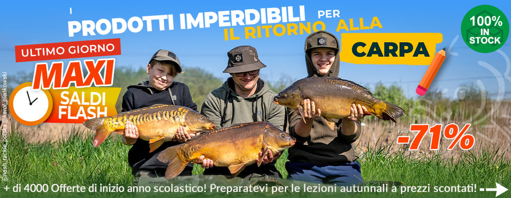 È tornato a scuola per le carpe